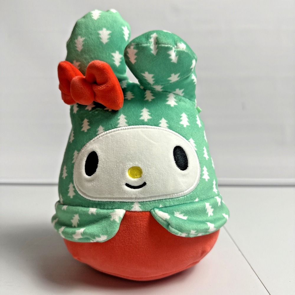My Melody Sanrio Squishmallows Christmas Plush 8" Holiday Tree Pajamas 2024